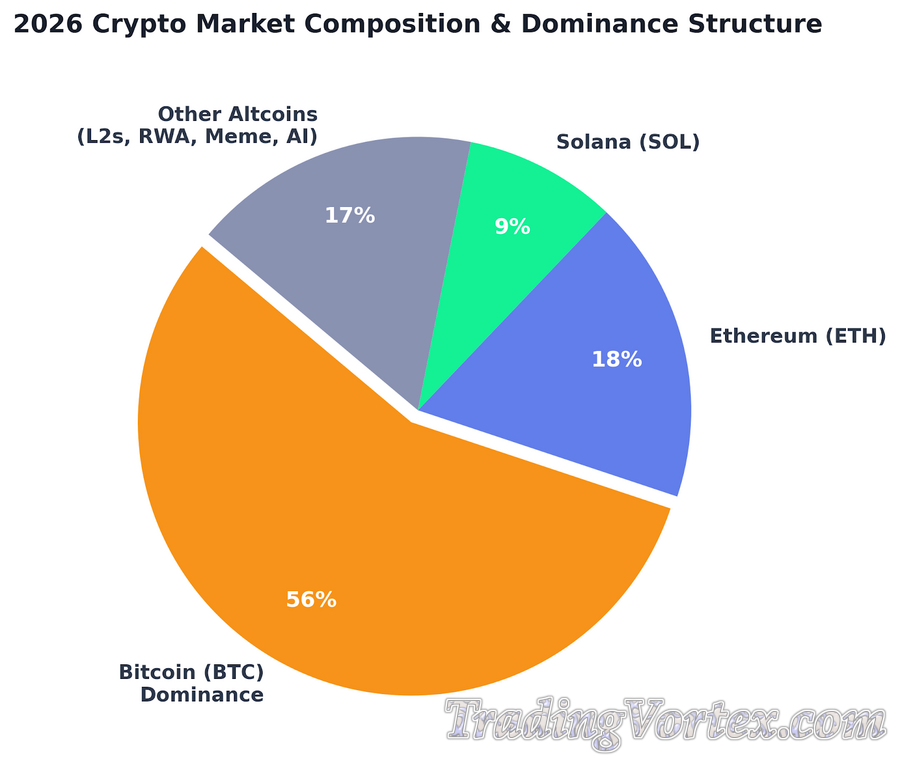 2026 Crypto Market Composition & Dominance Structure