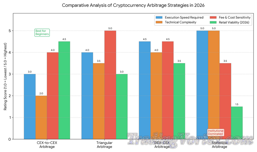 Comparative Analysis of Cryptocurrency Arbitrage Strategies in 2026