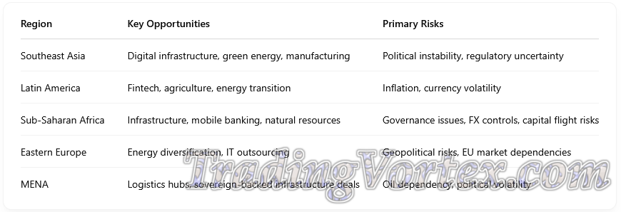 Emerging Markets Region | Key Opportunities | Primary Risks