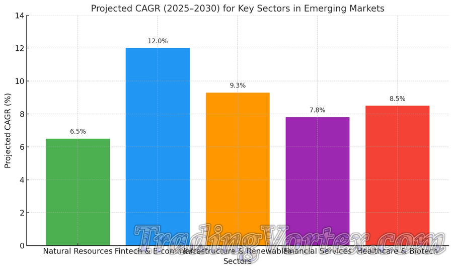 Projected Compound Annual Growth Rates (CAGR) from 2025 to 2030
